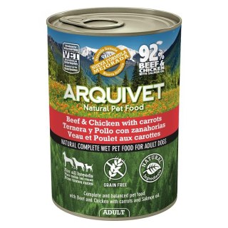 Arquivet ARQUIVET MOKRA KARMA DLA PSA Z wołowiną i kurczakiem 12x400G