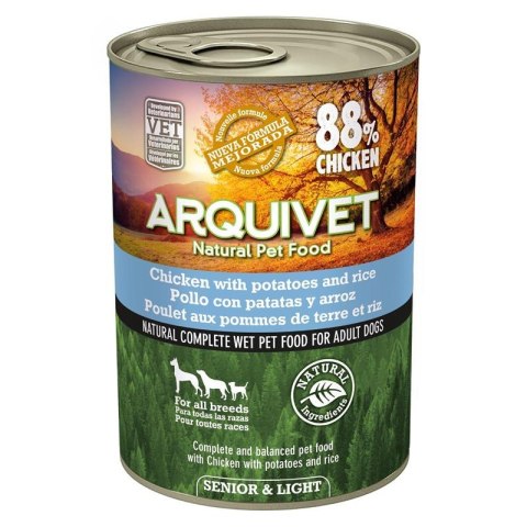 Arquivet ARQUIVET Mokra karma dla psów SENIOR & LIGHT 12x400g