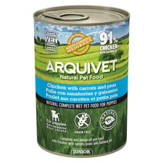 Arquivet ARQUIVET Mokra karma dla szczeniąt z kurczakiem Junior 12x400g