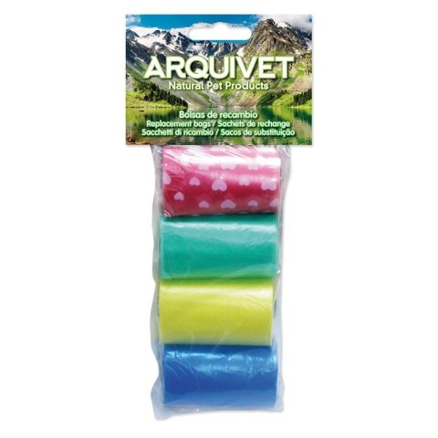 Arquivet ARQUIVET Woreczki na psie odchody 4 rolki x 20 szt Arquivet ARQUIVET Woreczki na psie odchody 4 rolki x 20 szt