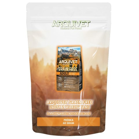 Arquivet PRÓBKA Arquivet GRAIN FREE Indyk z warzywami 60g