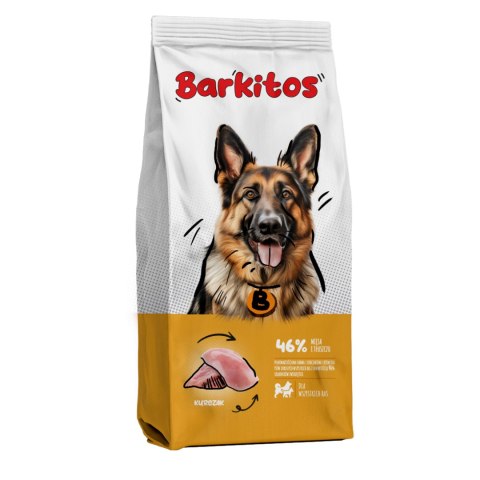 Barkitos Barkitos kurczak z ryżem 18 kg