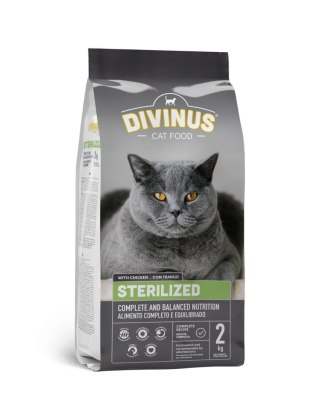 Divinus Divinus Cat Sterilized dla kotów sterylizowanych 2kg