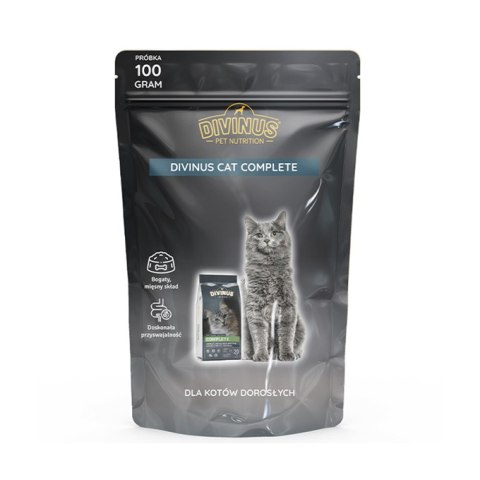 Divinus PRÓBKA DIVINUS CAT COMPLETE DLA KOTÓW DOROSŁYCH 100g