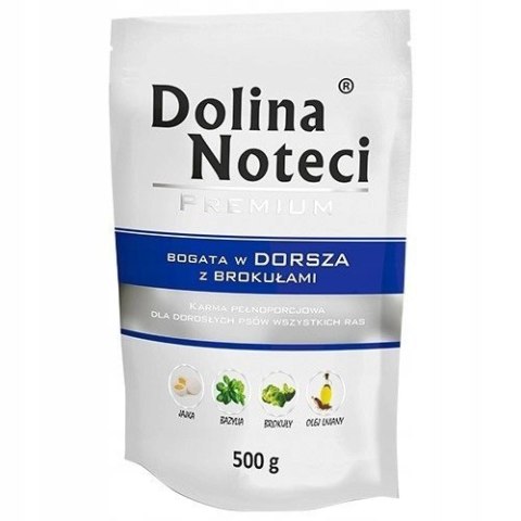 Dolina Noteci Dolina Noteci Premium bogata w dorsza z brokułami saszetka 500 g