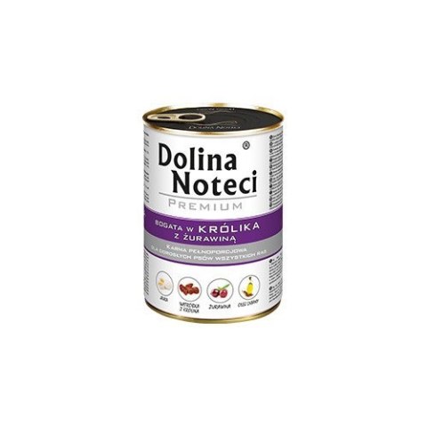 Dolina Noteci Dolina Noteci Premium bogata w królika z żurawiną 24 x 400g