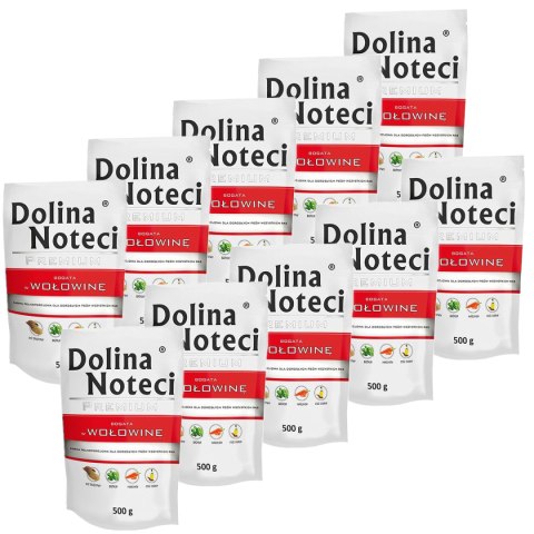 Dolina Noteci Dolina Noteci Premium bogata w wołowinę saszetka 10 x 500 g