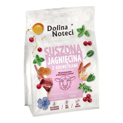 Dolina Noteci Dolina Noteci Premium karma suszona dla psów ras małych jagnięcina z krewetkami 3 kg