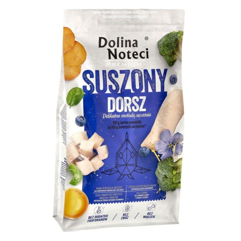 Dolina Noteci Dolina Noteci Premium karma suszona z dorszem 9 kg