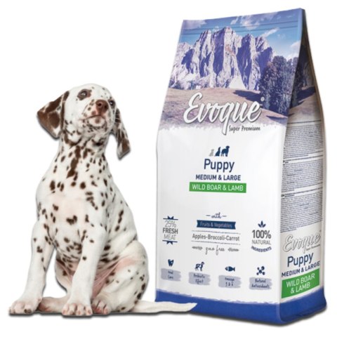 Evoque PRÓBKA Evoque Puppy Dziczyzna z jagnięciną M&L Super Premium 60g