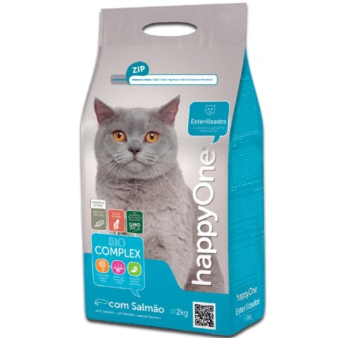 HappyOne HappyOne Sterilized dla kotów dorosłych sterylizowanych 2kg HappyOne HappyOne Sterilized dla kotów dorosłych sterylizowanych 2kg