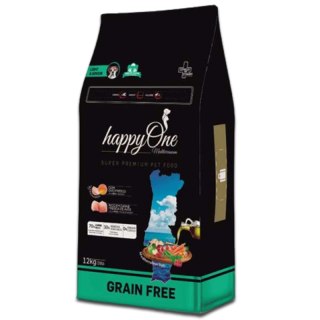 HappyOne Meditteraneum HappyOne Grain-Free Mediterraneum Light & Senior dla psich seniorów SUPER PREMIUM 12KG