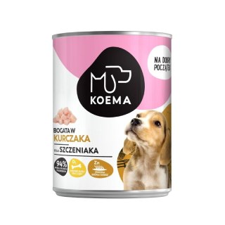 Koema KOEMA JUNIOR karma mokra 90% mięsa, kurczak 400 g