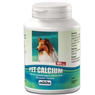 Medivet Mikita Pet Calcium - preparat witaminowy z magnezem i wit. C 100 tab.