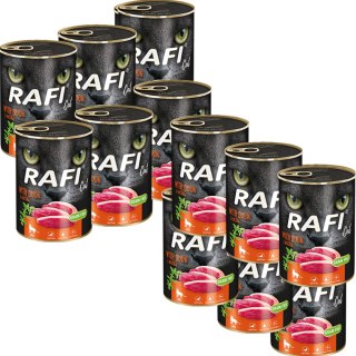 Rafi Rafi Cat karma bezzbożowa z kaczką 12 x 400 g