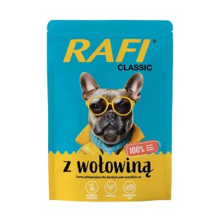 Rafi Rafi Classic saszetka dla psa z wołowiną 400 g