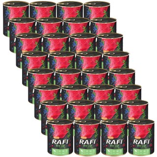 Rafi Rafi z dziczyzną, borówką i żurawiną 24 x 400 g