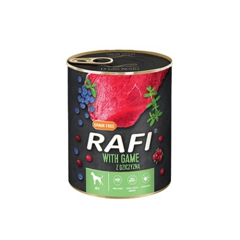 Rafi Rafi z dziczyzną, borówką i żurawiną 800 g