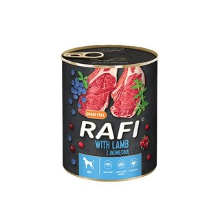 Rafi Rafi z jagnięciną, borówką i żurawiną 12 x 800 g