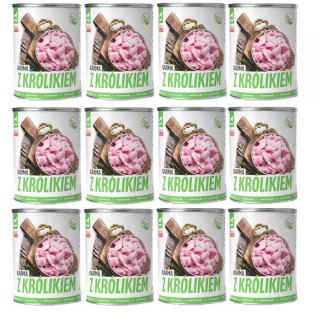 Tuf Tuf TUF TUF Mokra karma dla psa z królikiem 800g x 12szt.