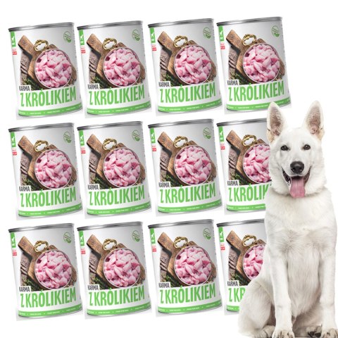 Tuf Tuf TUF TUF Mokra karma dla psa z królikiem 800g x 12szt. Tuf Tuf TUF TUF Mokra karma dla psa z królikiem 800g x 12szt.