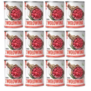Tuf Tuf TUF TUF Mokra karma dla psa z wołowiną 800g x 12szt.