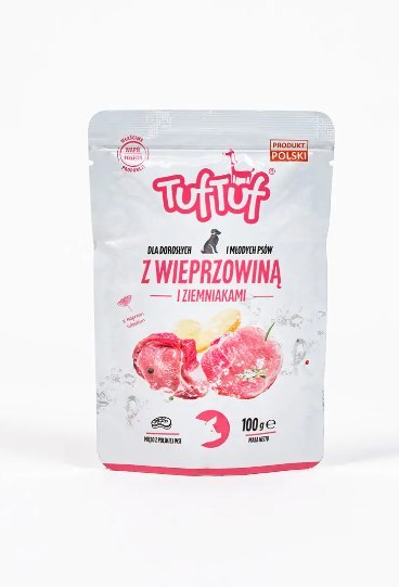 Tuf Tuf TUF TUF Saszetka wieprzowina z ziemniakami 100 g x 10szt.