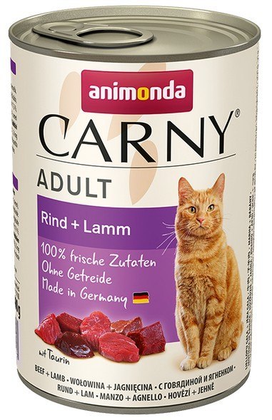 Animonda Carny Animonda Carny Adult Wołowina + Jagnięcina puszka 400g