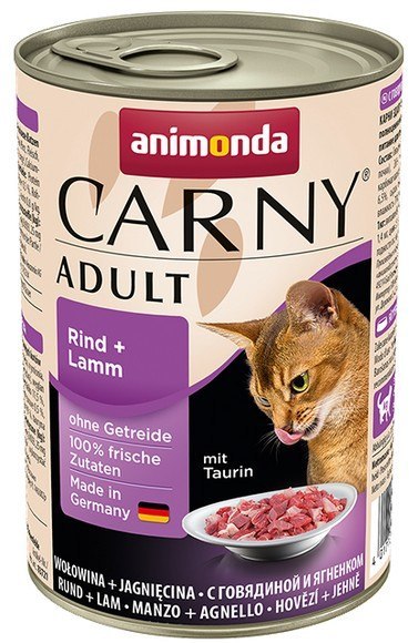 Animonda Carny Animonda Carny Adult Wołowina + Jagnięcina puszka 400g