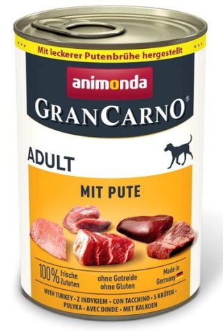 Animonda GranCarno Animonda GranCarno Original Adult Pute Indyk puszka 400g