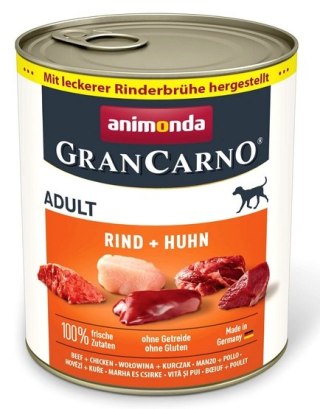 Animonda GranCarno Animonda GranCarno Original Adult Rind Huhn Wołowina + Kurczak puszka 800g