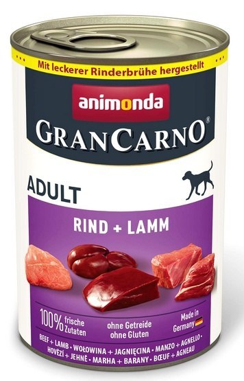 Animonda GranCarno Animonda GranCarno Original Adult Rind Lamm Wołowina + Jagnięcina puszka 400g