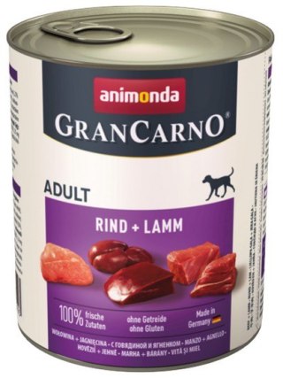 Animonda GranCarno Animonda GranCarno Original Adult Rind Lamm Wołowina + Jagnięcina puszka 800g