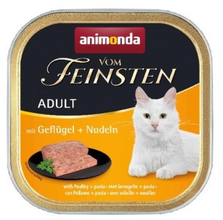 Animonda vom Feinsten Animonda vom Feinsten Cat Adult z Drobiem i Makaronem tacka 100g