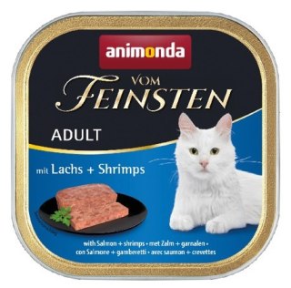 Animonda vom Feinsten Animonda vom Feinsten Cat Adult z Łososiem i Krewetkami tacka 100g
