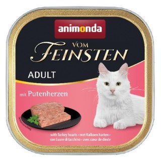 Animonda vom Feinsten Animonda vom Feinsten Cat Adult z Sercami Indyka tacka 100g
