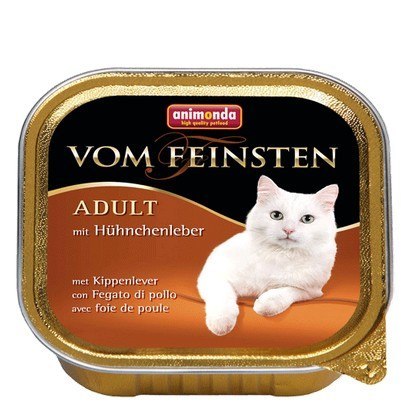 Animonda vom Feinsten Animonda vom Feinsten Cat Adult z Wątróbką Kurczaka tacka 100g Animonda vom Feinsten Animonda vom Feinsten Cat Adult z Wątróbką Kurczaka tacka 100g