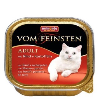 Animonda vom Feinsten Animonda vom Feinsten Cat Adult z Wołowiną i Ziemniakami tacka 100g
