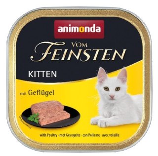 Animonda vom Feinsten Animonda vom Feinsten Cat Kitten z Drobiem tacka 100g
