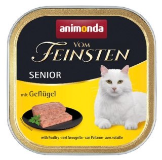Animonda vom Feinsten Animonda vom Feinsten Cat Senior z Drobiem tacka 100g