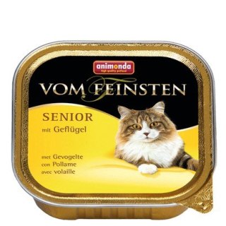 Animonda vom Feinsten Animonda vom Feinsten Cat Senior z Drobiem tacka 100g