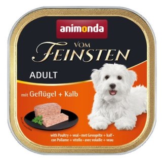 Animonda vom Feinsten Animonda vom Feinsten Dog Adult Drób i Cielęcina 150g