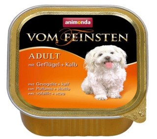 Animonda vom Feinsten Animonda vom Feinsten Dog Adult Drób i Cielęcina 150g