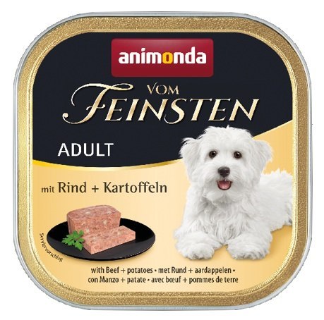 Animonda vom Feinsten Animonda vom Feinsten Dog Adult Wołowina i Ziemniaki 150g Animonda vom Feinsten Animonda vom Feinsten Dog Adult Wołowina i Ziemniaki 150g