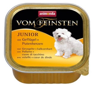 Animonda vom Feinsten Animonda vom Feinsten Dog Junior Drób i Serca Indyka 150g