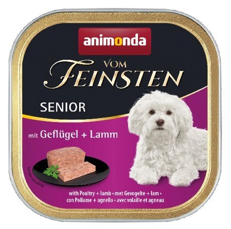 Animonda vom Feinsten Animonda vom Feinsten Dog Senior Drób i Jagnięcina 150g