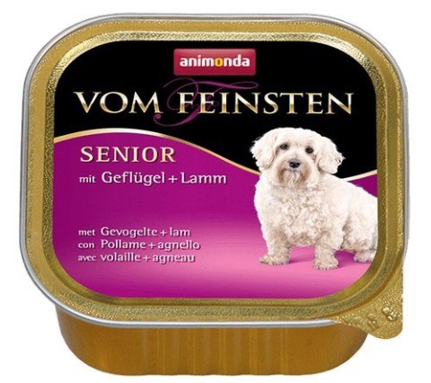 Animonda vom Feinsten Animonda vom Feinsten Dog Senior Drób i Jagnięcina 150g