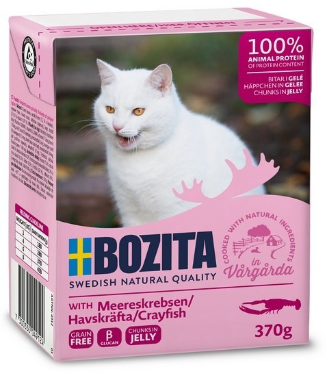 Bozita Bozita z Rakami kawałki w galaretce kartonik 370g