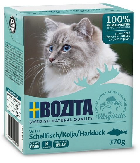 Bozita Bozita z Rybą Morską (dorszem) kawałki w galaretce kartonik 370g