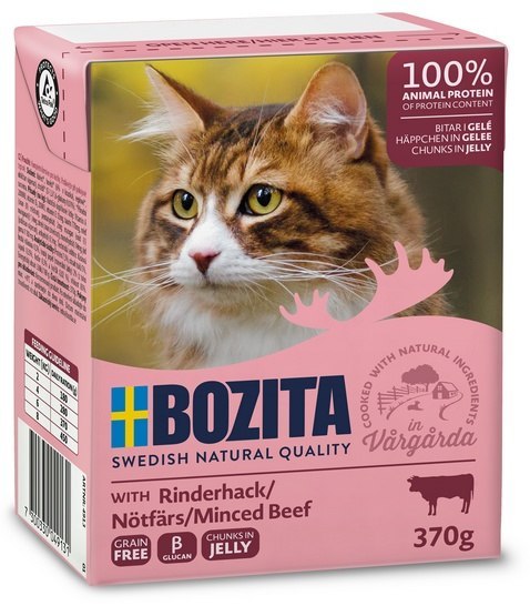Bozita Bozita z Wołowiną kawałki w galaretce kartonik 370g